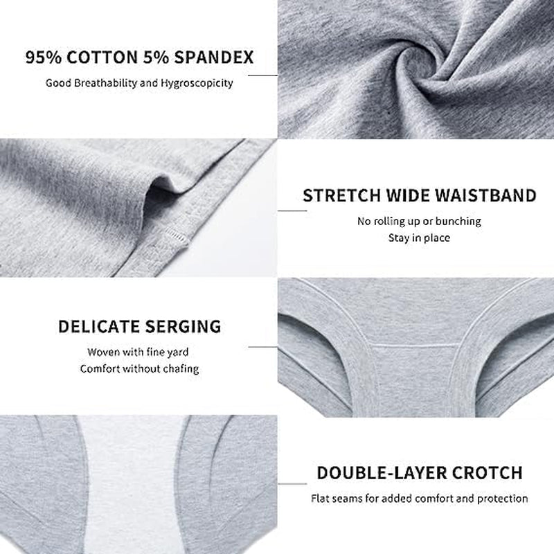 Boy Shorts Underwear for Women - Boxers for Women, Women'S Cotton Underwear Boyshorts